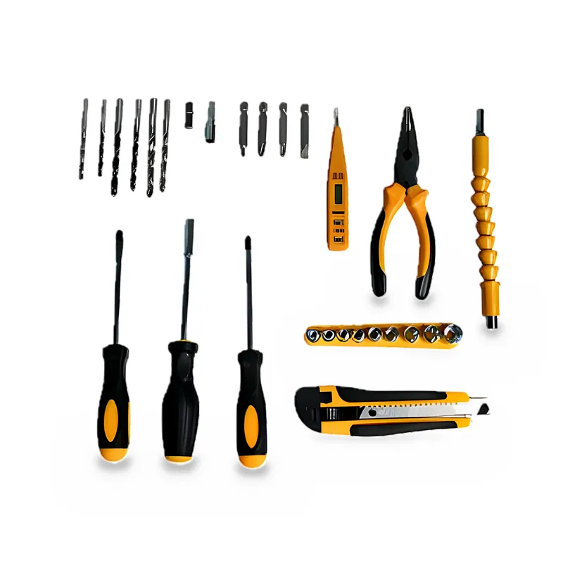 Accesorios del kit: brocas, puntas, destornilladores, pinza y bisturí